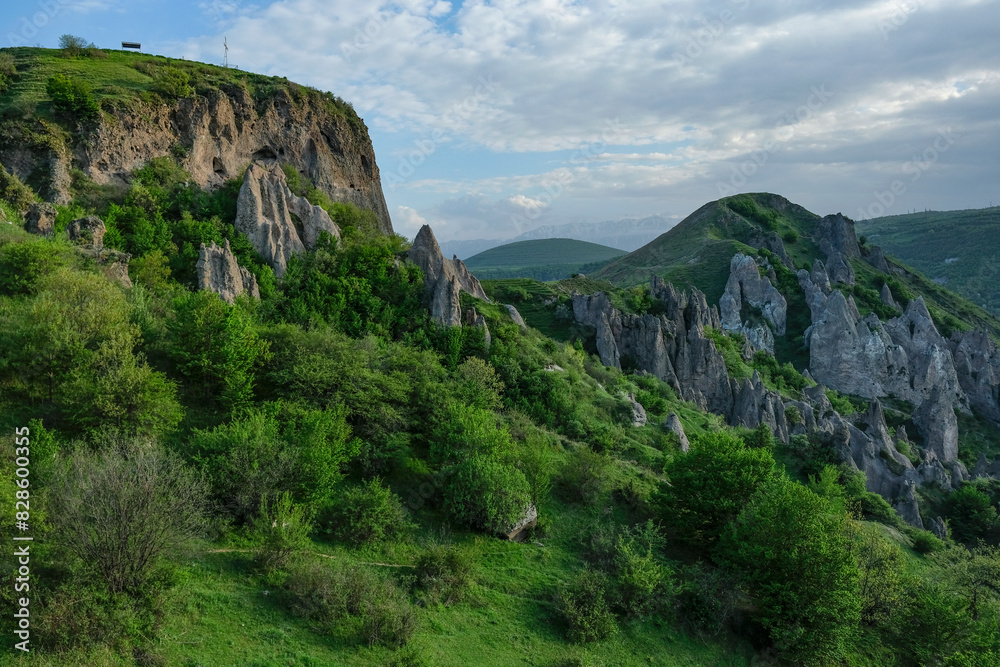 Medieval cave dwellings in Old Goris, Armenia. Medieval cave dwellings in Old Goris, Armenia.