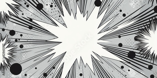 vintage pop art style speech bubble vector pattern background comic manga style