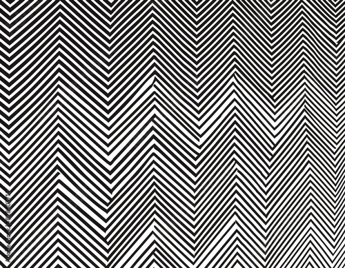 black zig zag pattern background. White background skew position