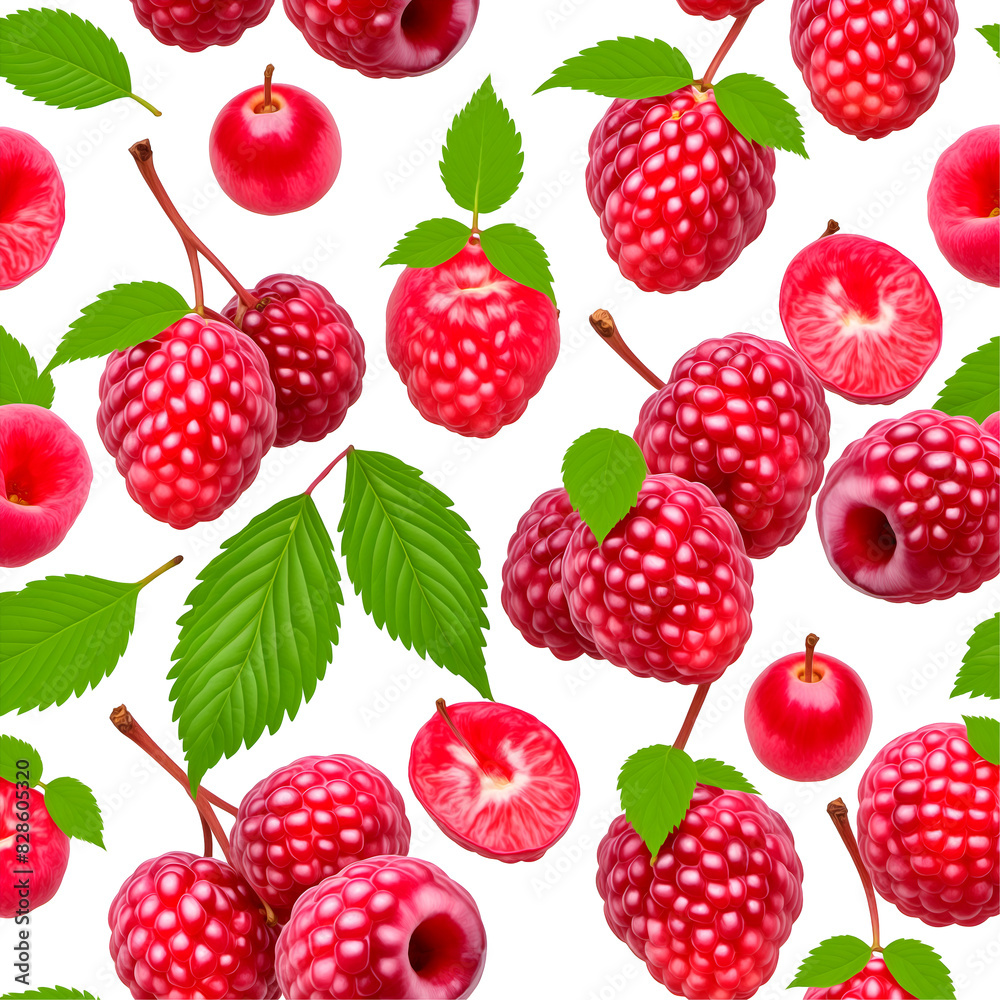 Raspberries on a transparent background Raspberries on a transparent background