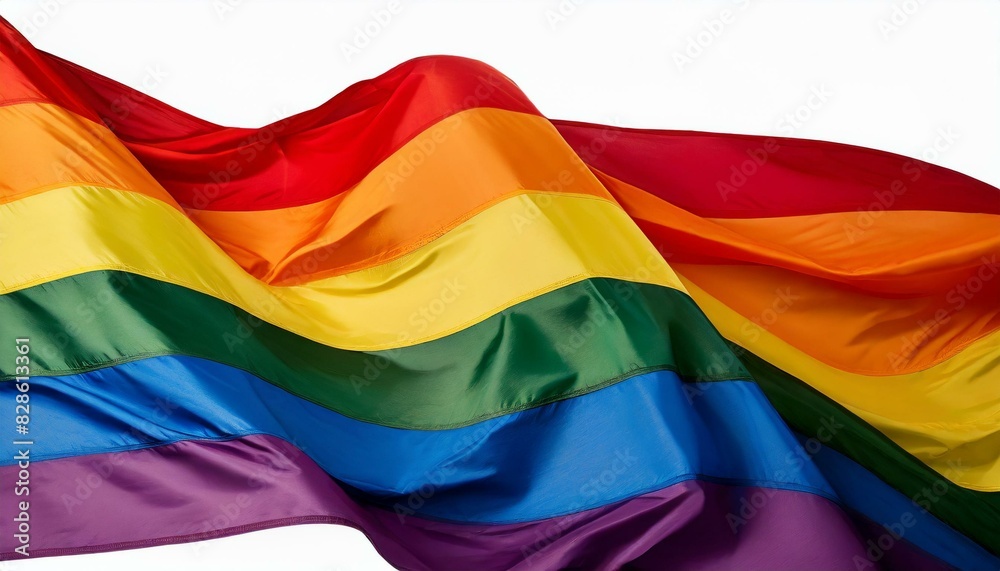 lgbt flag on white background, queer lgbtq pride month, parade, june 1 lgbt flag on white background, queer lgbtq pride month, parade, june 1