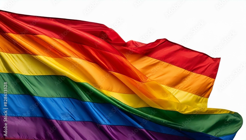 lgbt flag on white background, queer lgbtq pride month, parade, june 1 lgbt flag on white background, queer lgbtq pride month, parade, june 1