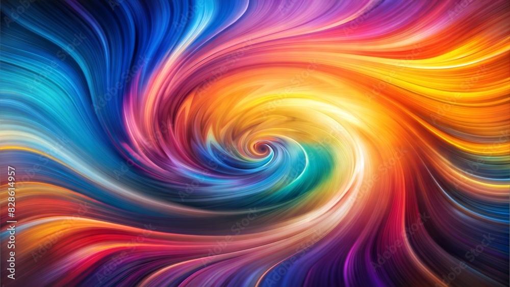 Fototapeta premium vibrant abstract background with colors swirling seamlessly, creating a sense of movement and energy. 