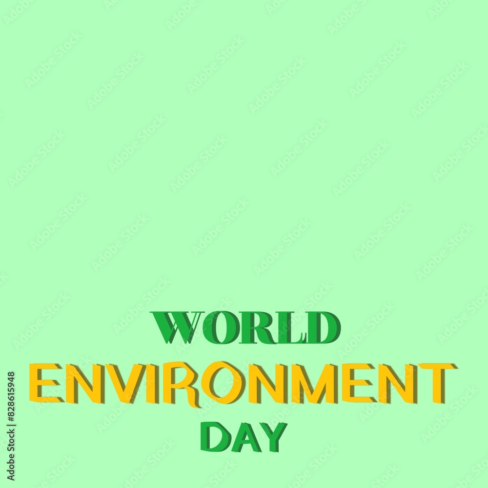 5 june World environment day banner, green environmental background 5 june World environment day banner, green environmental background