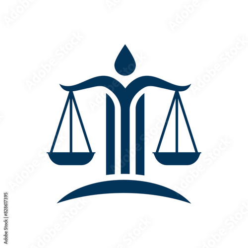 Law Firm logo design and Icon vector.