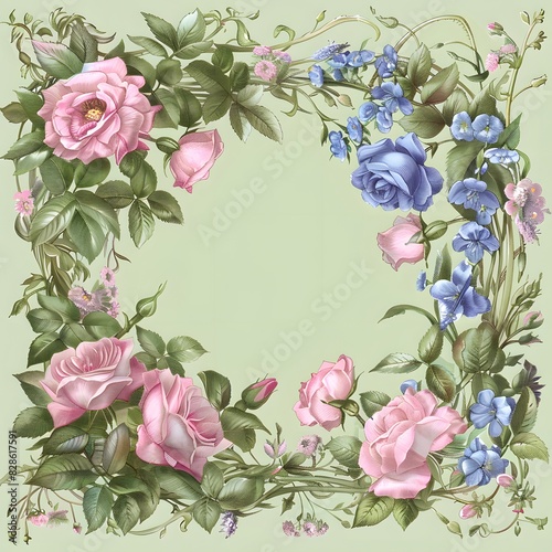 pink rose background