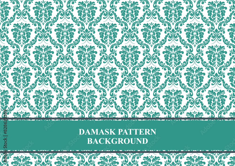 damask pattern seamles background