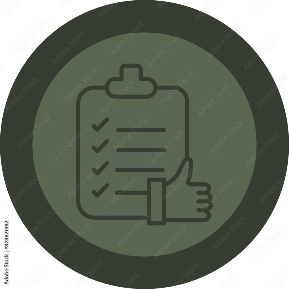 Agreement Line Green Circle Icon Agreement Line Green Circle Icon