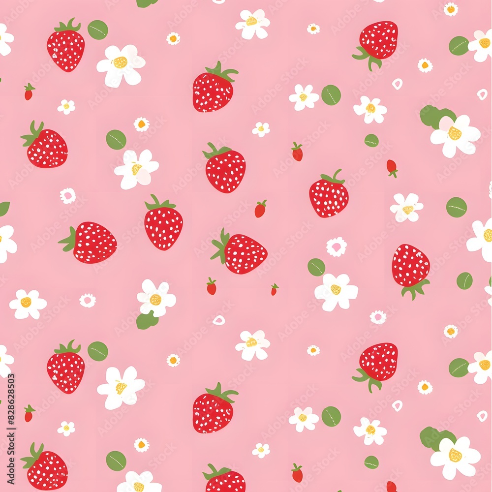 strawberry pattern strawberry pattern