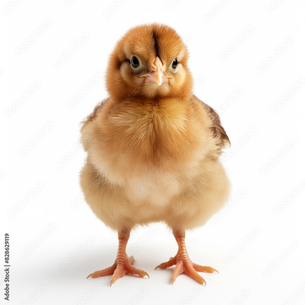 Obraz premium baby chicken isolated on white generate by AI