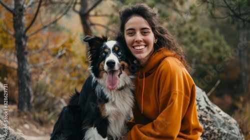 Woman and dog © Lucky