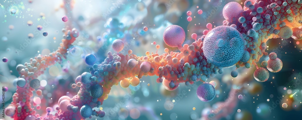 Fototapeta premium a multienzyme complex