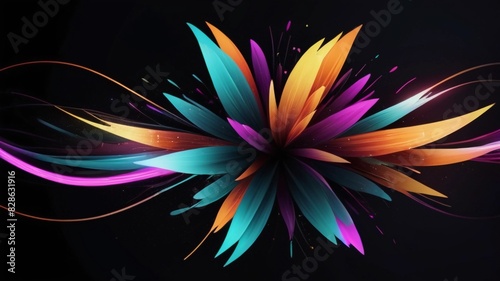abstract fractal flower © Indra