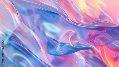 Wallpaper Mural Vibrant and Lustrous Satin Fabric Creating a Dynamic Abstract Art Piece Torontodigital.ca