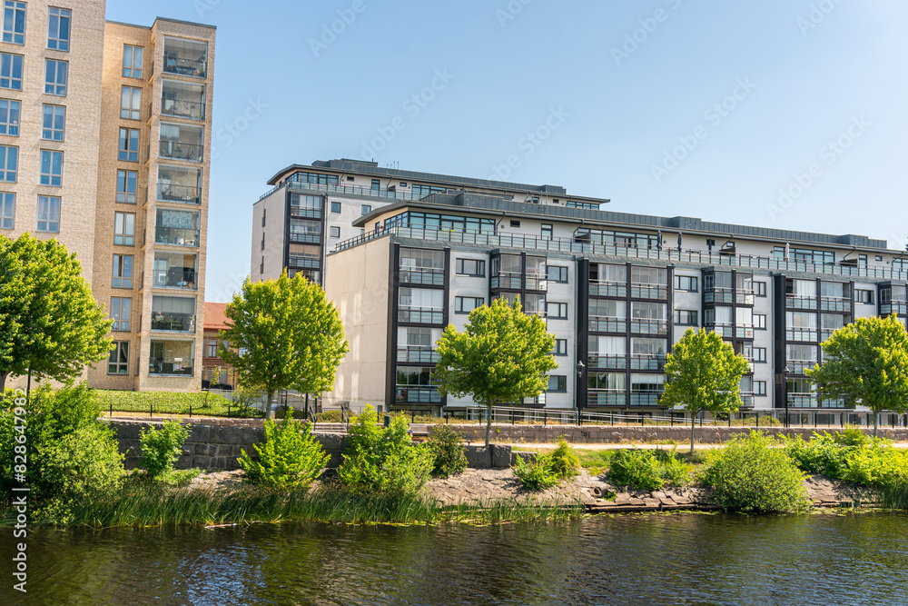 Stylish and comfortable modern residential buildings in Europe Stylish and comfortable modern residential buildings in Europe