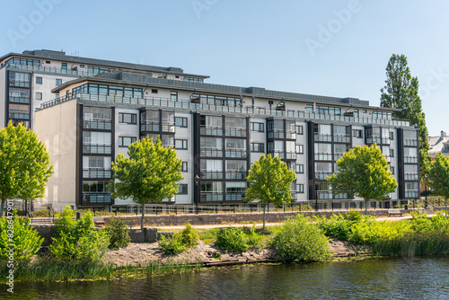 Stylish and comfortable modern residential buildings in Europe