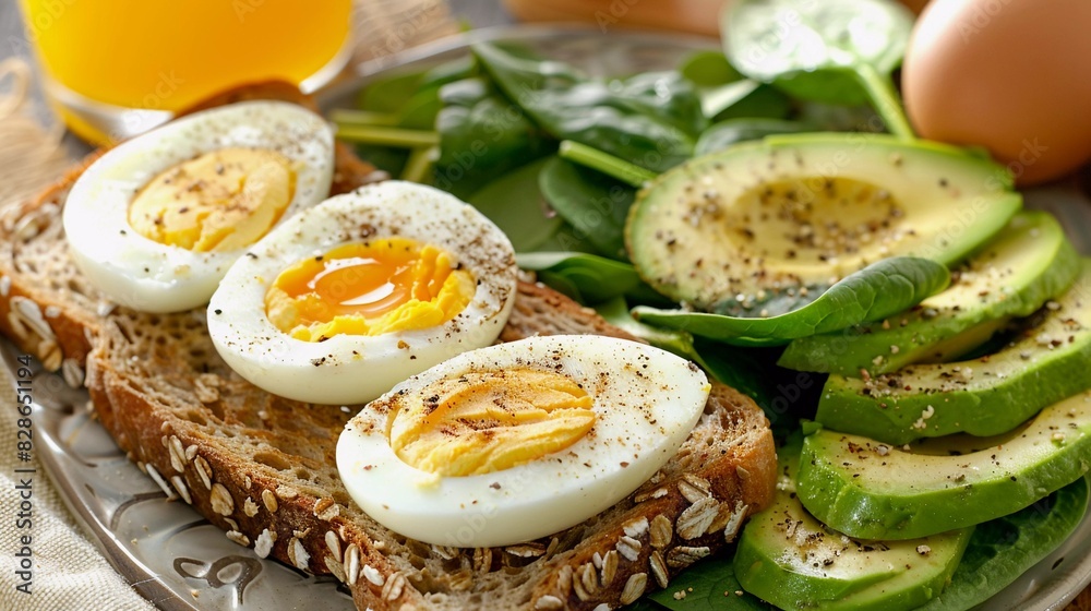 Balanced Start: A Nutritious Breakfast Powerhouse (Eggs, Healthy) Balanced Start: A Nutritious Breakfast Powerhouse (Eggs, Healthy)