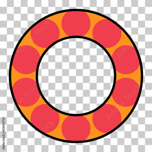 Wallpaper Mural Bearing wheel icon, rolling ball sign, flat web design vector illustration Torontodigital.ca