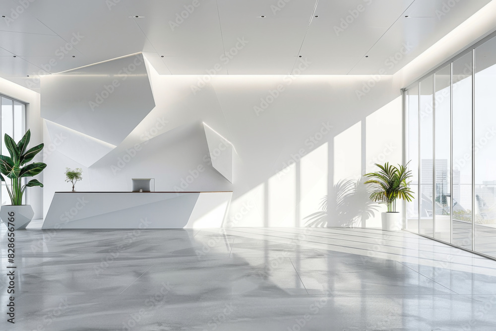 Obraz premium Empty hall of modern architectures&nbsp; 