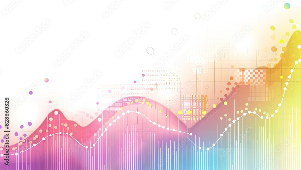 Obraz premium Futuristic Stock Market Analysis.