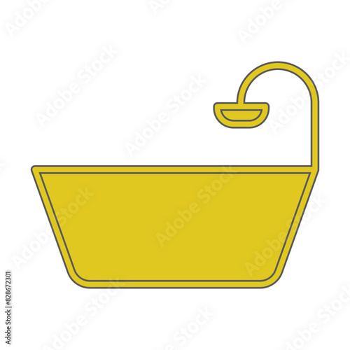 Bathtub Icon Design