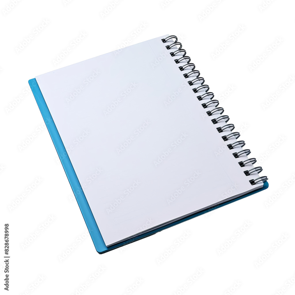 isolated white background of notebook isolated white background of notebook