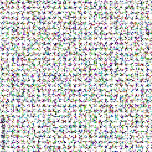 abstract rectangular pattern with randomly sized shapes