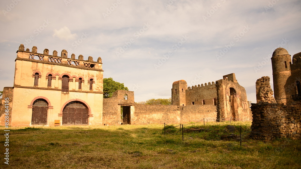 ETHIOPIA,GONDAR, Fasilides Castle, Imperial City of Gondar ETHIOPIA,GONDAR, Fasilides Castle, Imperial City of Gondar