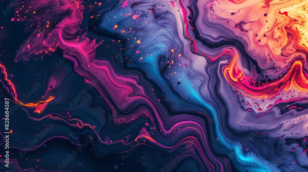 Abstract cloud of colors, mix of pink and purple Abstract cloud of colors, mix of pink and purple