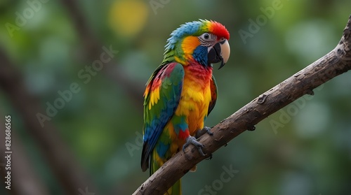 red and yellow macaw