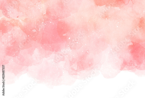 背景素材_水彩テクスチャ_ピンク