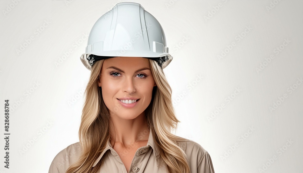 Construction worker looking to camera. isolated on white background. Construction worker looking to camera. isolated on white background.