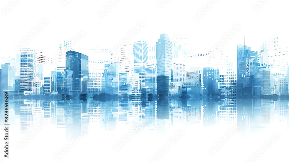 Obraz premium background, style of business and technology