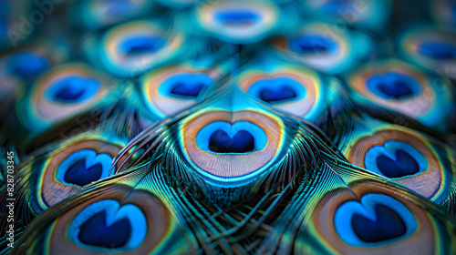 Beautiful and colourful peacock photo