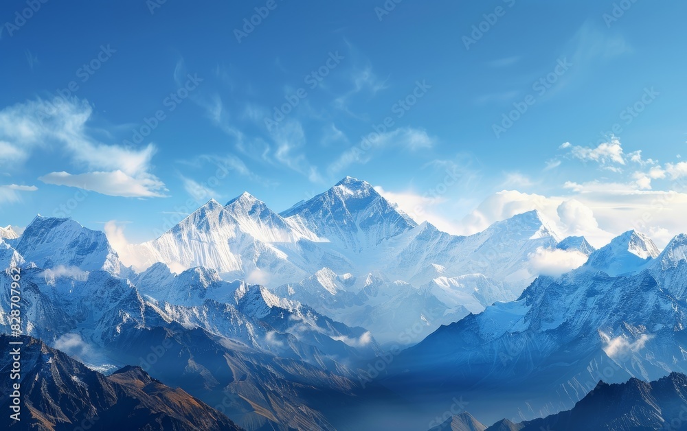 An impressive mountain range showcasing the stunning diversity of landscapes across various continents.