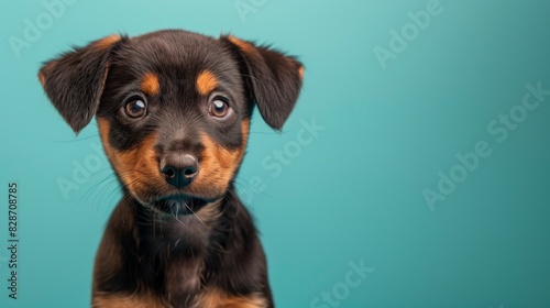 Portrait of a cute dog