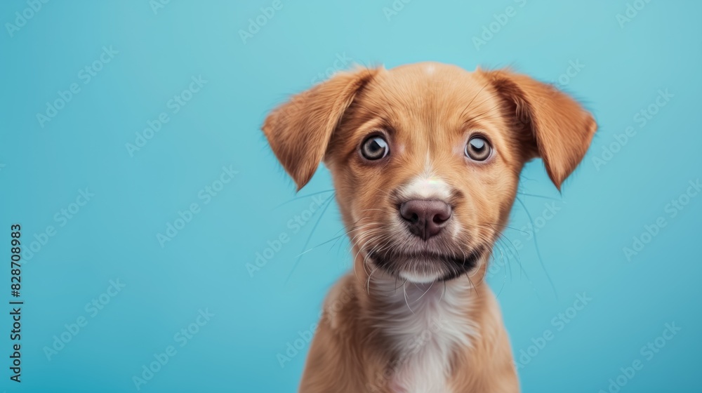 Portrait of a cute dog Portrait of a cute dog