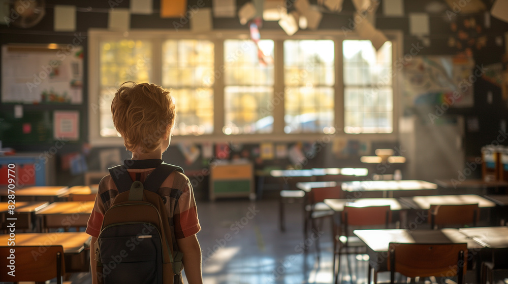 child in an educational institution