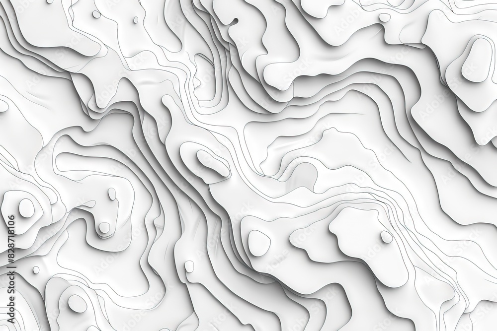 Topographic contour map and fish fillet texture illustration concept. Topographic contour map and fish fillet texture illustration concept.
