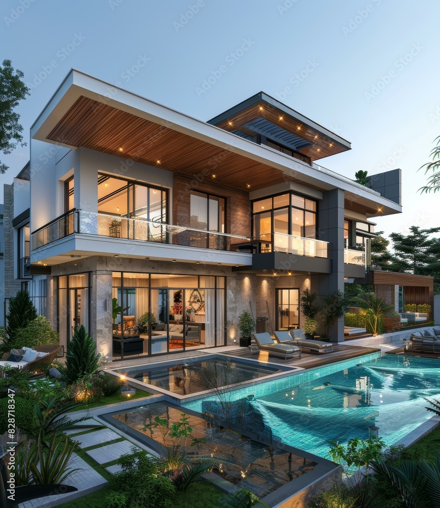 Modern Luxury Villa with Pool & Garden Modern Luxury Villa with Pool & Garden