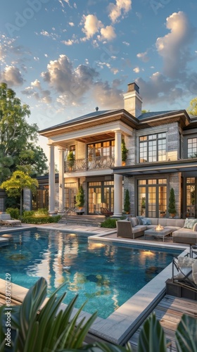 Luxurious Mansion with Lavish Pool Oasis