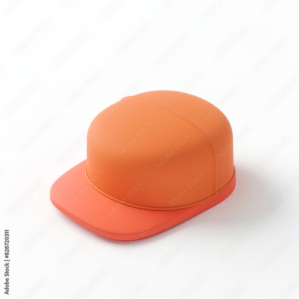Fototapeta premium cap icon in 3D style on a white background