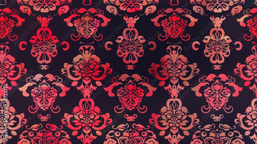 Fototapeta premium seamless floral pattern, tiled texture