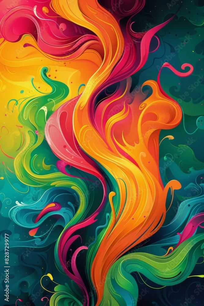 Colorful Abstract Painting Colorful Abstract Painting