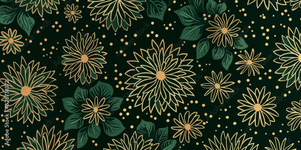 Vibrant Floral Pattern for Fashion and Home Decor Generative AI Vibrant Floral Pattern for Fashion and Home Decor Generative AI