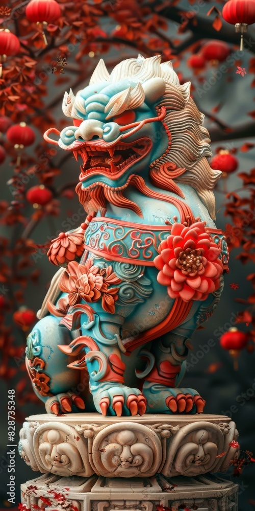 Chinese Guardian Lions: Strength, Protection, and Good Fortune