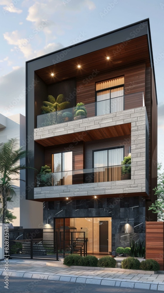 Modern Residential Building with Luxurious Amenities