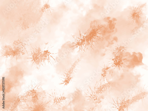 orange watercolor marble background