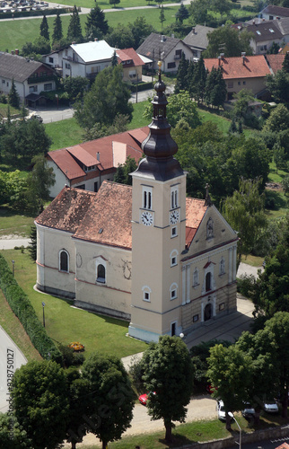 Parish church of Saint Nicholas in Jastrebarsko, Croatia photo