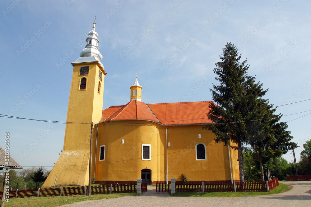Fototapeta premium Parish Church of the Assumption of the Virgin Mary in Kupinec, Croatia